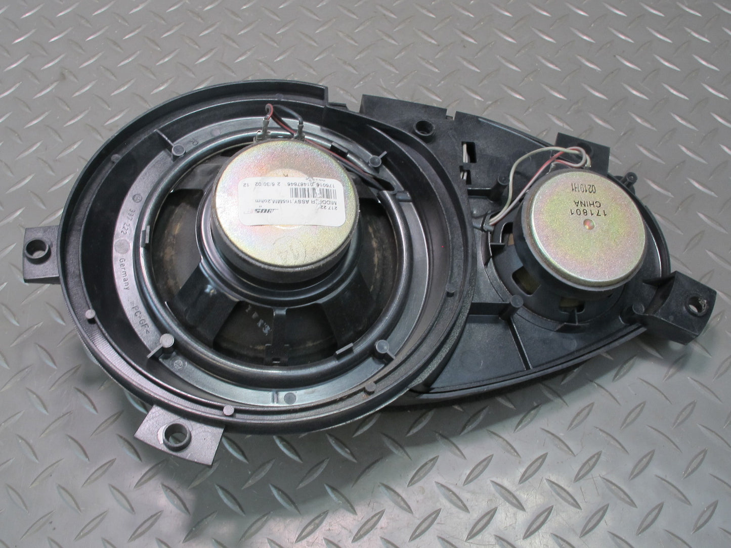 03-08 Mercedes R230 Sl-class Front Left & Right Door Speaker Set Bose OEM