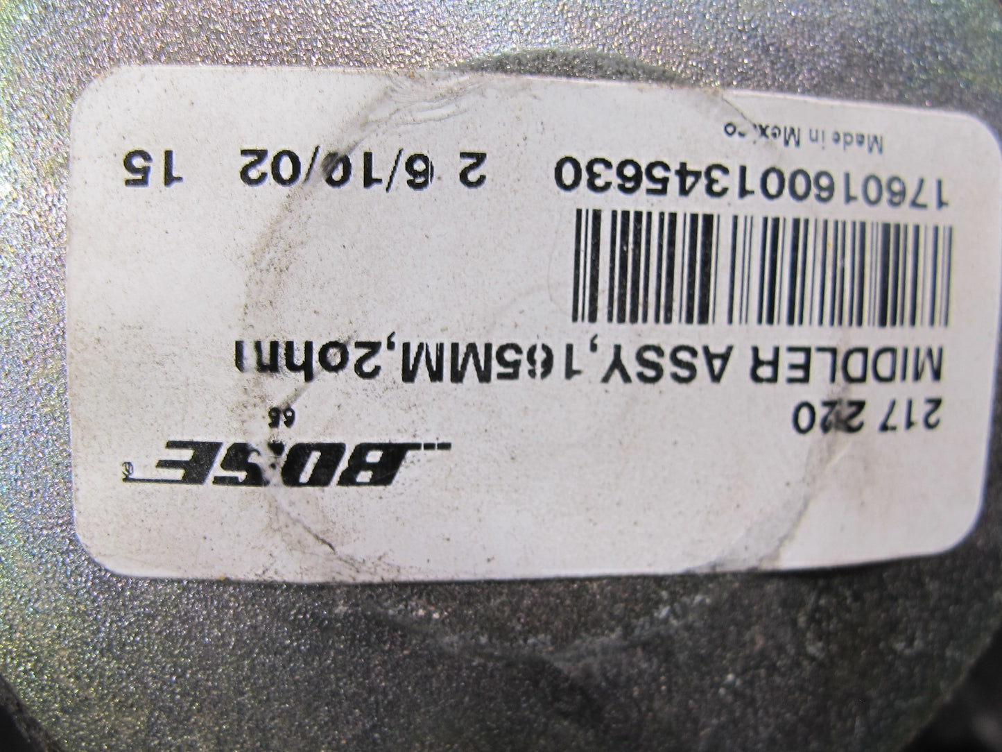 03-08 Mercedes R230 Sl-class Front Left & Right Door Speaker Set Bose OEM