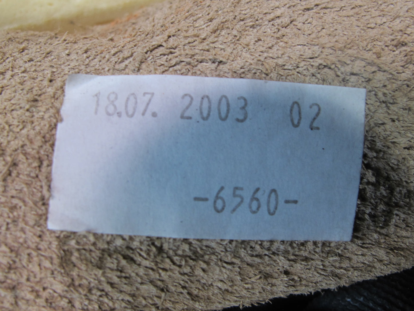 01-06 BMW E46 330CI Convertible Front Right Leather Headrest Beige OEM