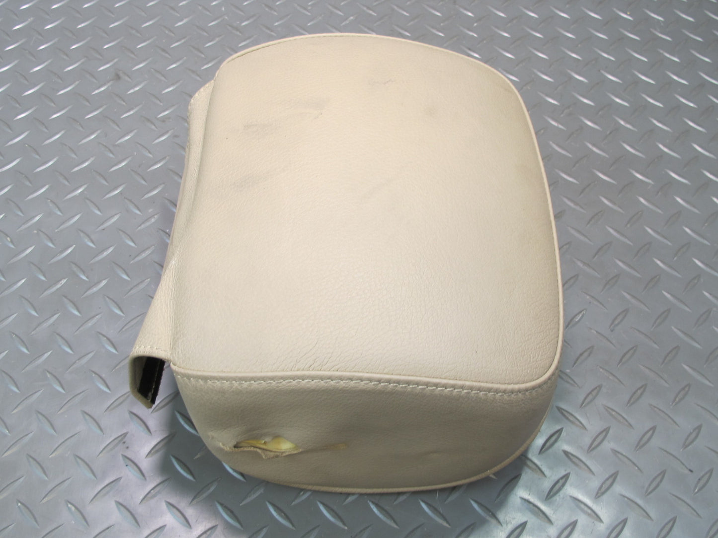01-06 BMW E46 330CI Convertible Front Right Leather Headrest Beige OEM