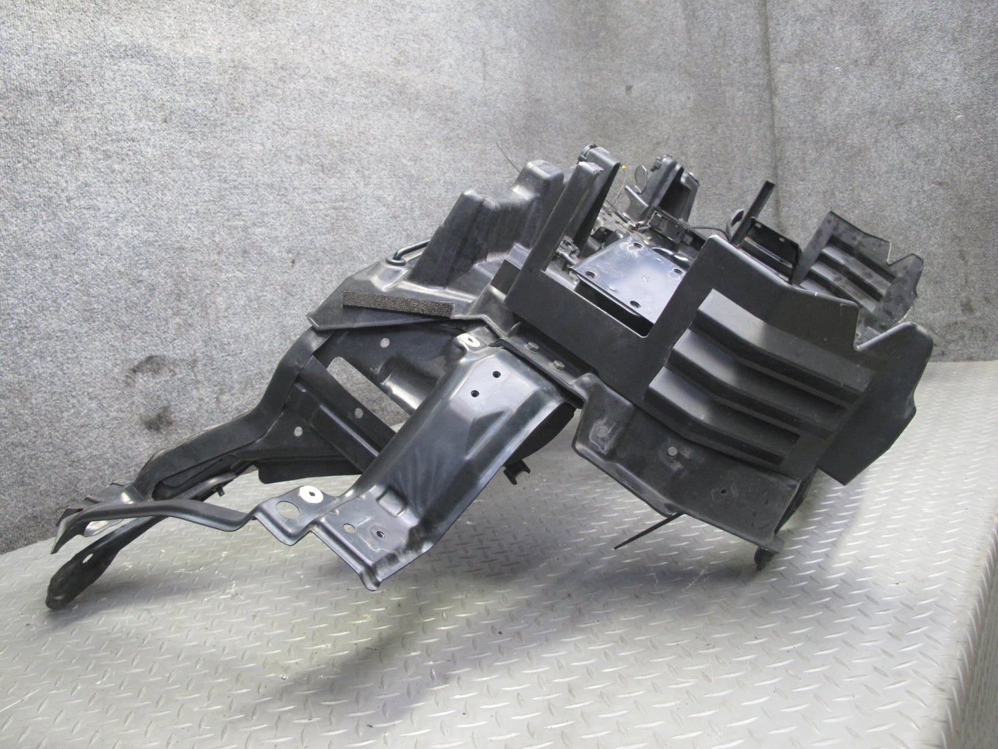 04-05 Nissan Z33 350Z Convertible Engine Radiator Core Support Panel w Horns OEM