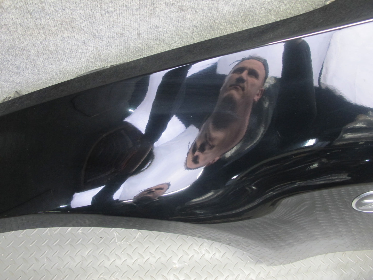 03-06 Nissan Z33 350Z Front Left Fender Shell Cover Panel Black OEM