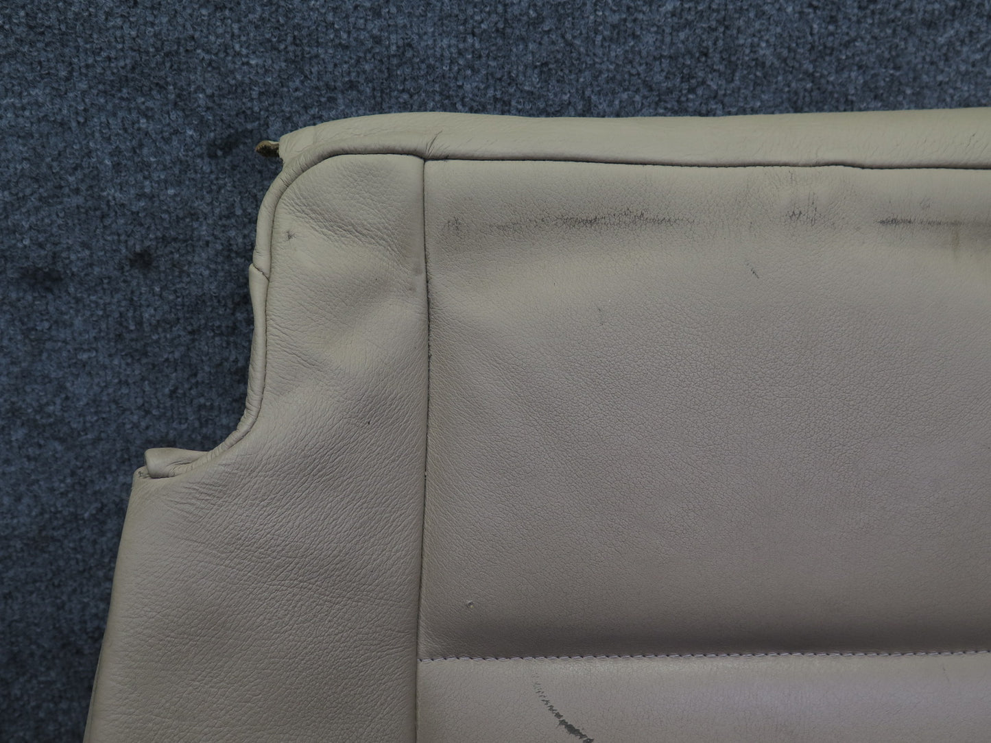 01-06 BMW E46 330ci Convertible Front Left Seat Lower Leather Cushion Beige OEM