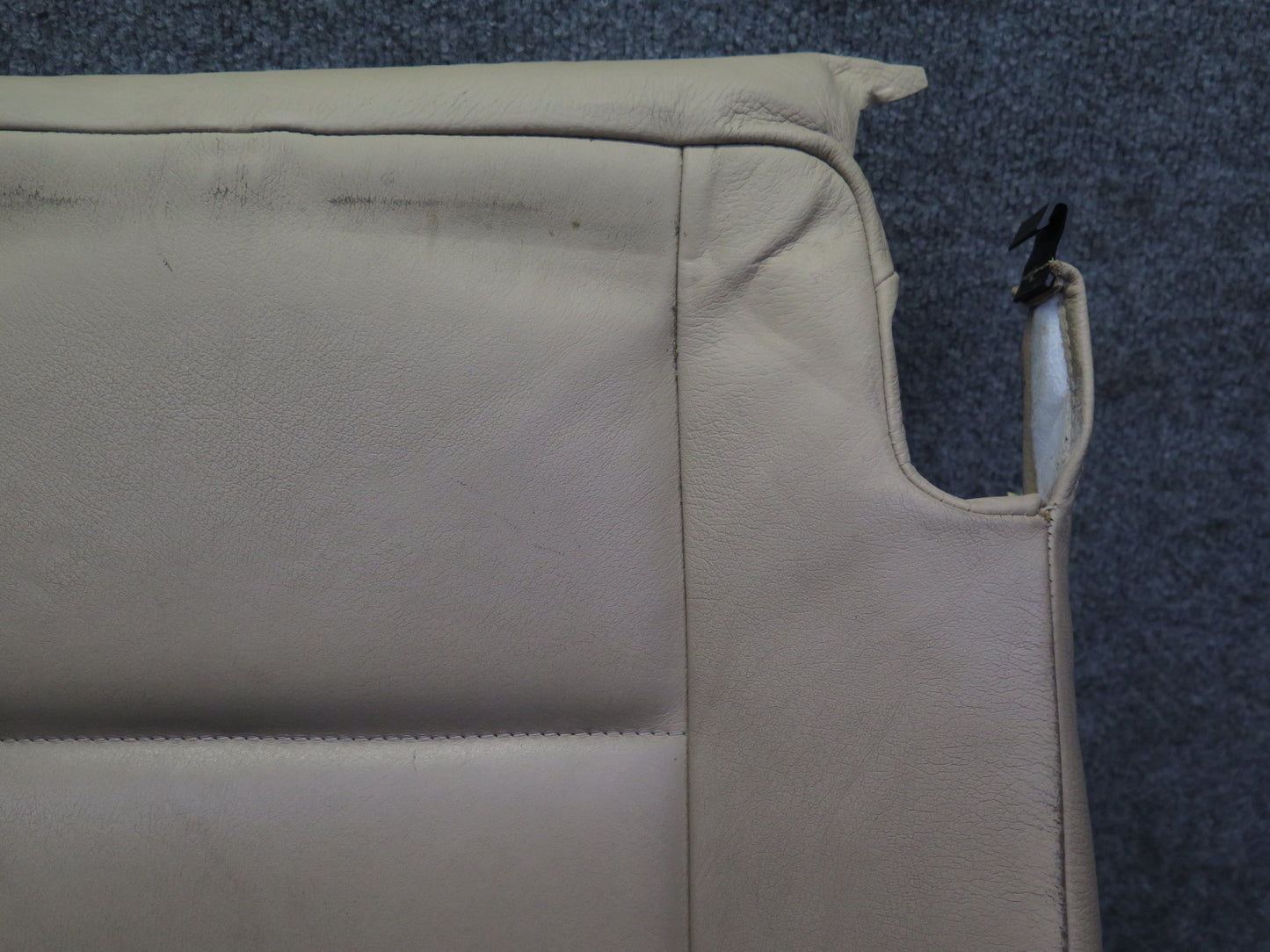 01-06 BMW E46 330ci Convertible Front Left Seat Lower Leather Cushion Beige OEM