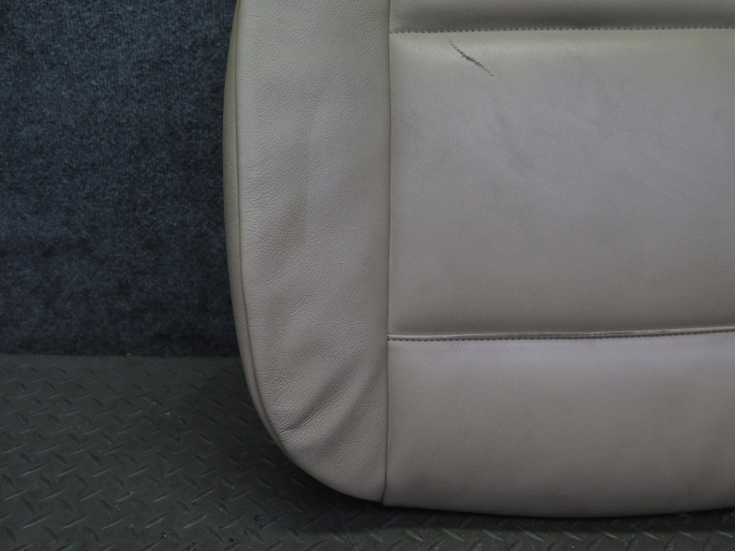 01-06 BMW E46 330ci Convertible Front Left Seat Lower Leather Cushion Beige OEM