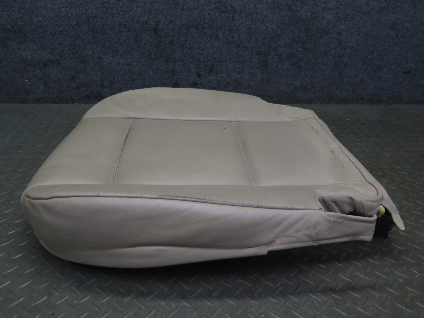 01-06 BMW E46 330ci Convertible Front Left Seat Lower Leather Cushion Beige OEM