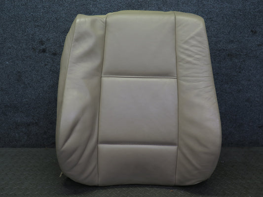 01-06 BMW E46 330ci Convertible Front Right Seat Upper Leather Cushion Beige OEM