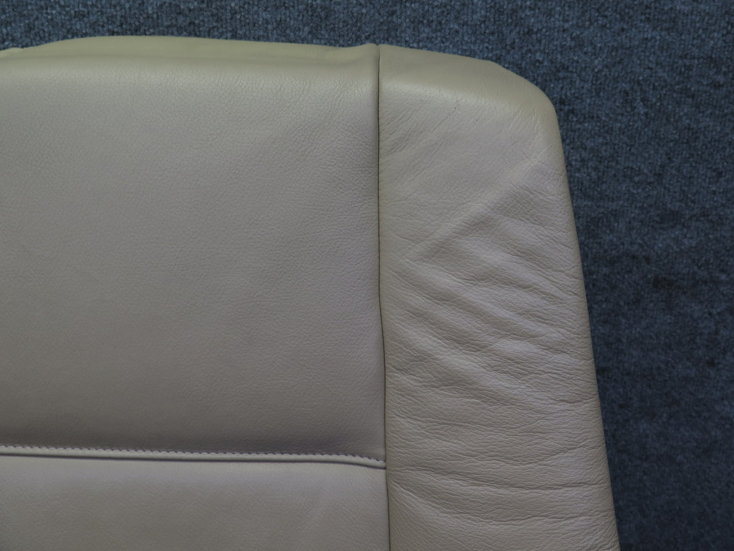 01-06 BMW E46 330ci Convertible Front Right Seat Upper Leather Cushion Beige OEM
