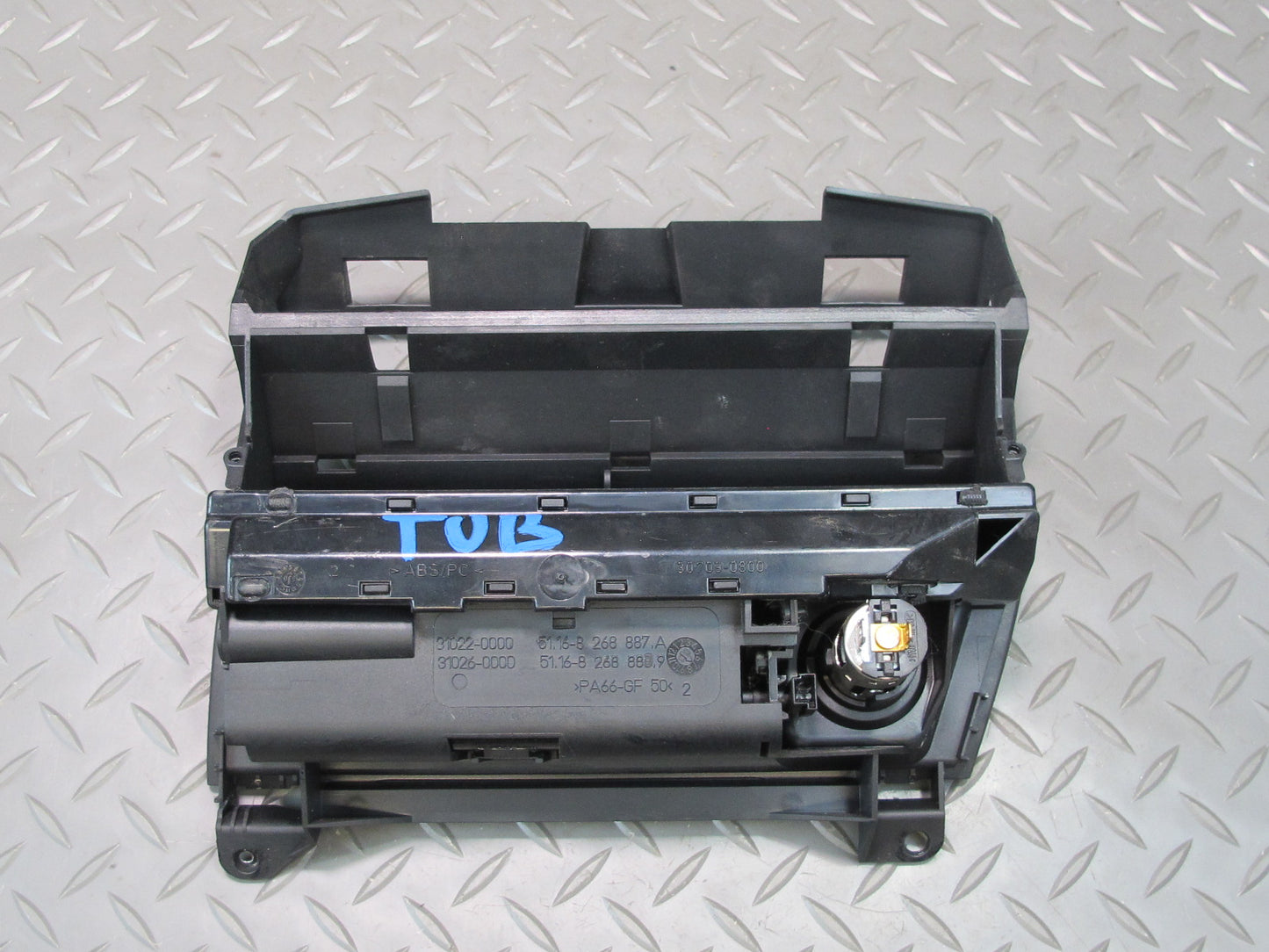 01-06 BMW E46 330CI Dash Center Console Ashtray Black OEM