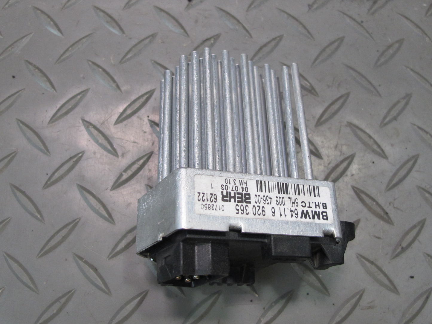 01-06 BMW E46 330ci A/C Heater Blower Motor Fan w Resistor OEM