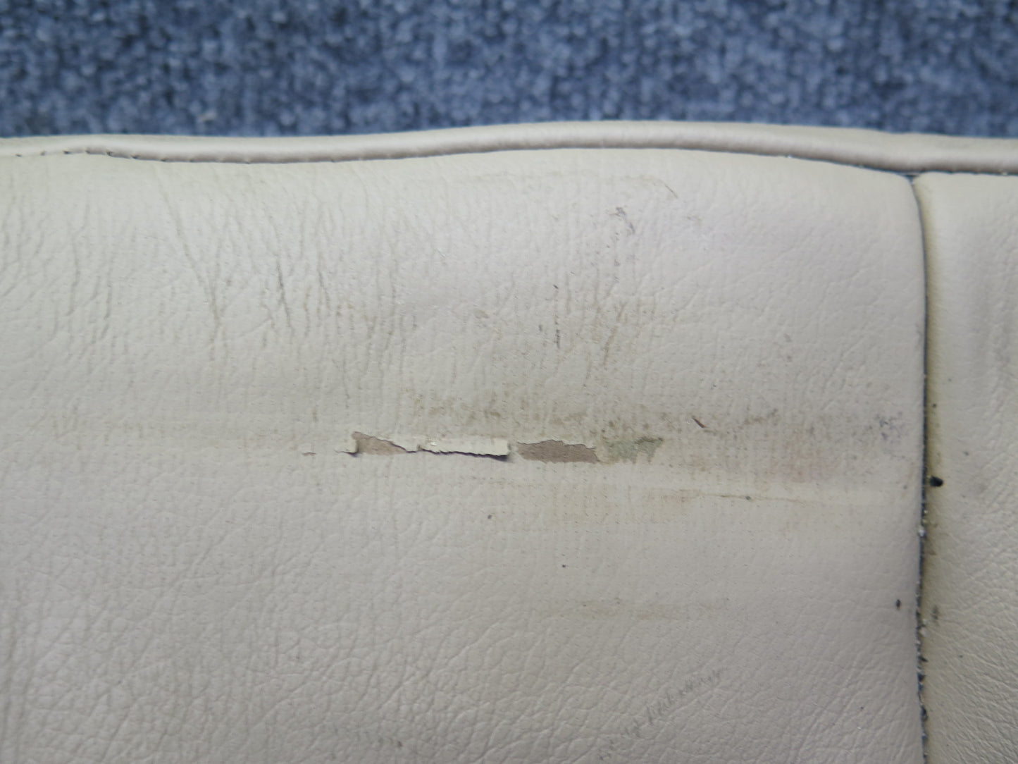 01-06 BMW E46 330ci Convertible Front Right Leather Seat Lower Cushion Beige OEM