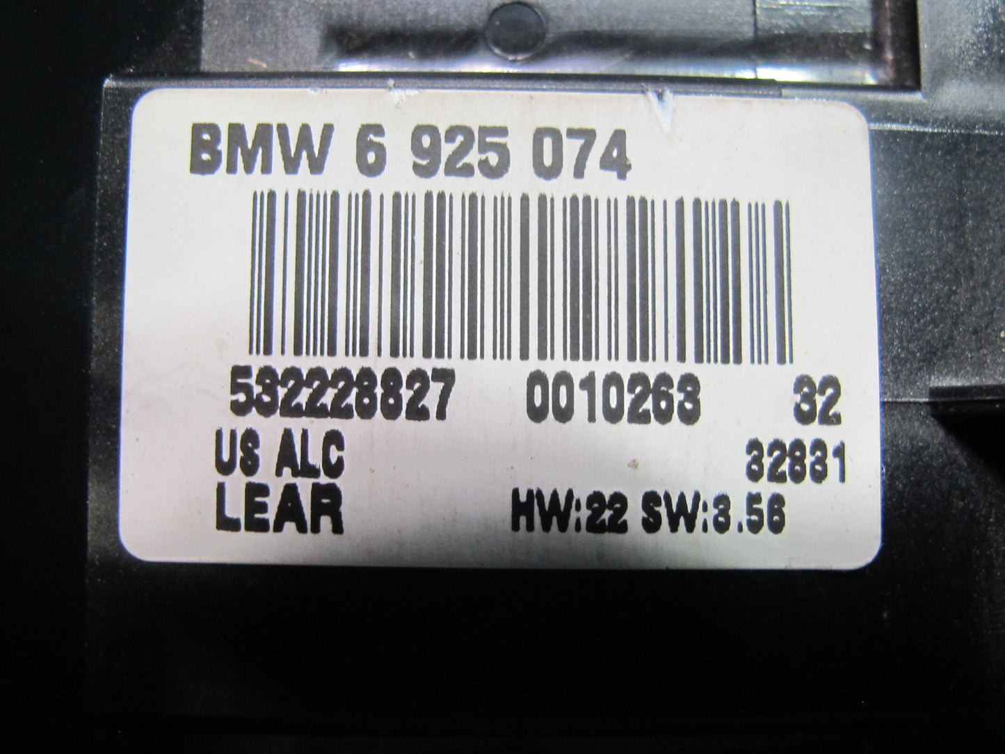 01-06 BMW E46 330ci Headlight Lamp Dimmer Fog Light Switch 6925074 OEM