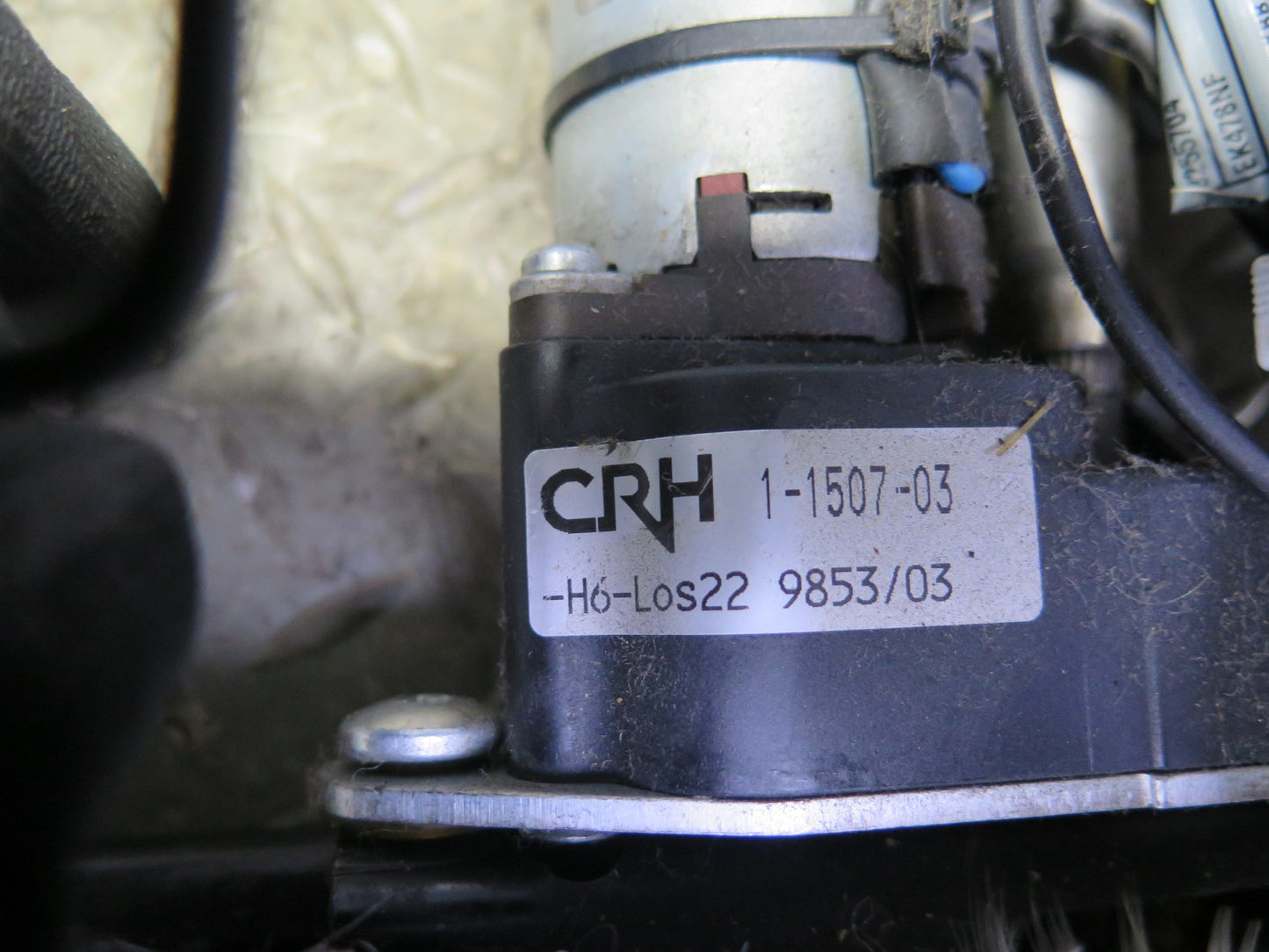 01-06 BMW E46 330ci Convert Front Left Seat Lower Frame Track Rail w Motor OEM