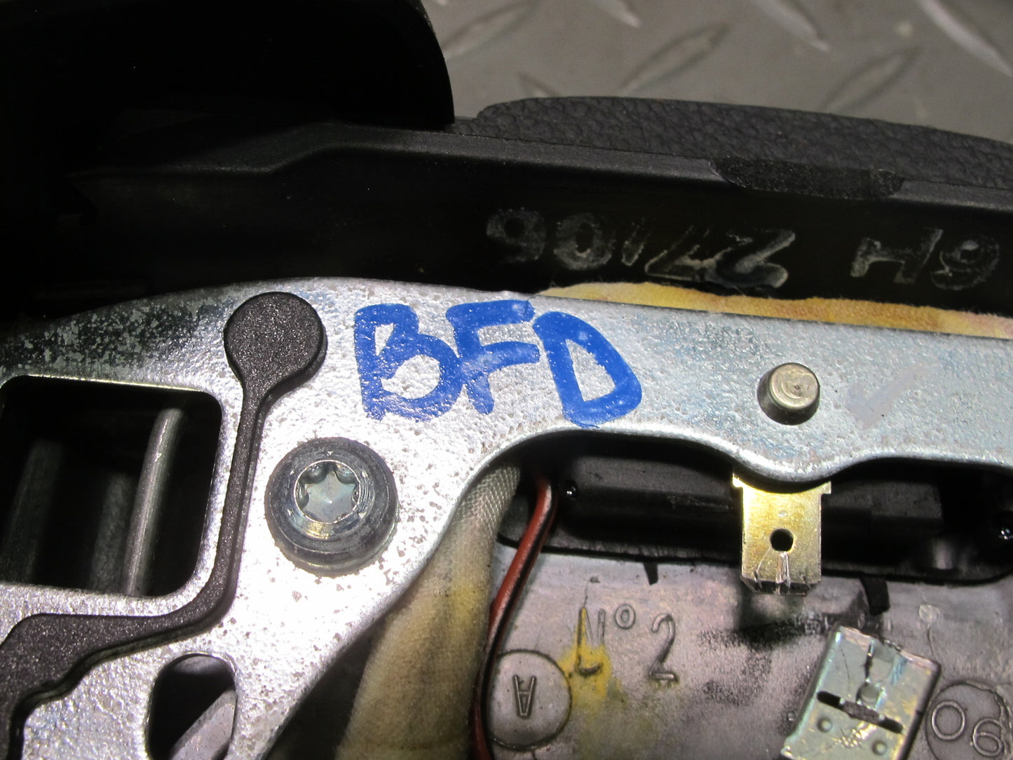 2006-2010 BMW E63 E60 M5 M6 SMG M Sport Leather Steering w Paddles & Controls