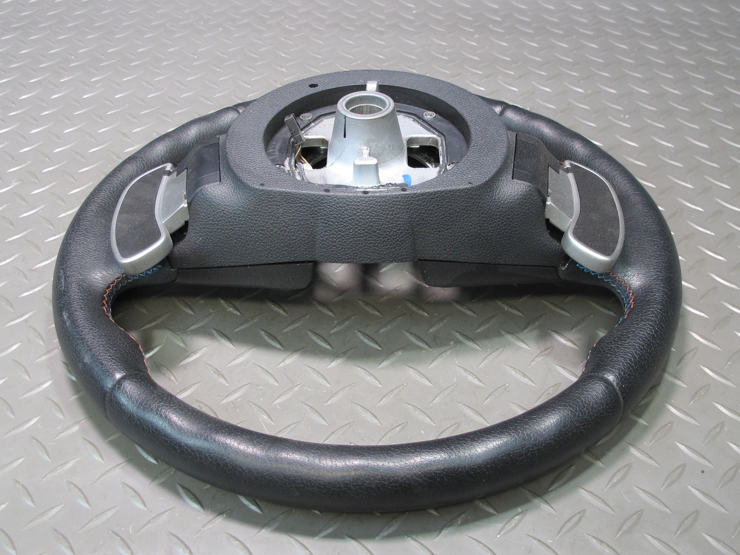 2006-2010 BMW E63 E60 M5 M6 SMG M Sport Leather Steering w Paddles & Controls