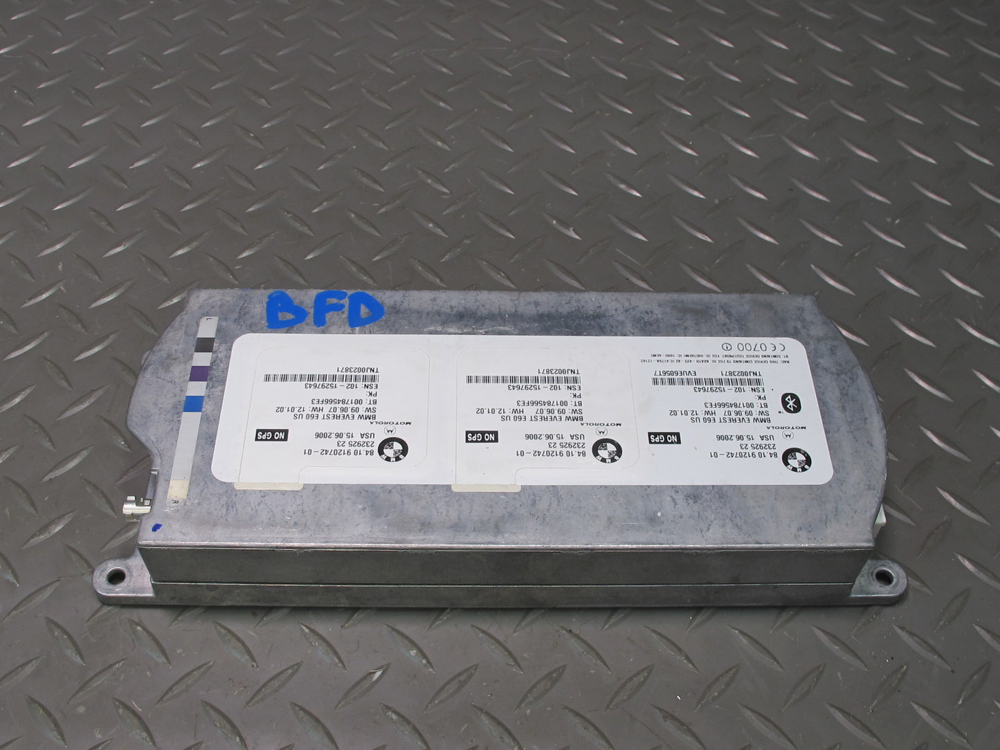 2006-2007 BMW E60 M5 Bluetooth Communication Control Module 9120742