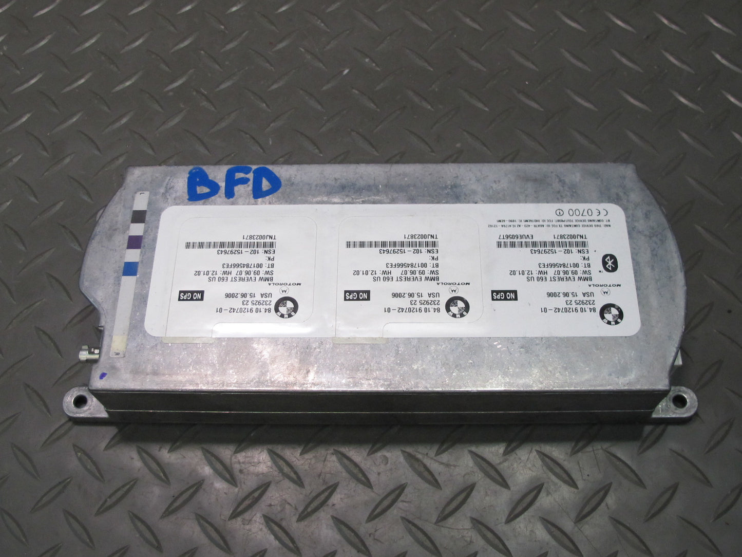 2006-2007 BMW E60 M5 Bluetooth Communication Control Module 9120742