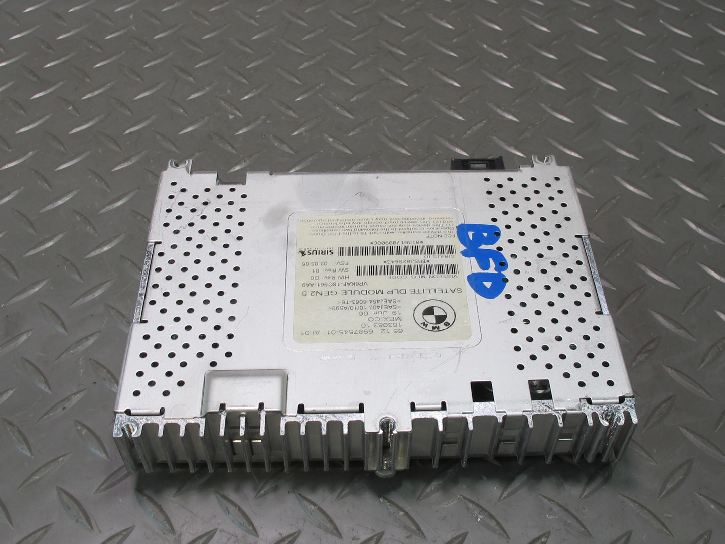 2006-2007 BMW E60 M5 Sirius Satellite Radio Receiver Module 6987545