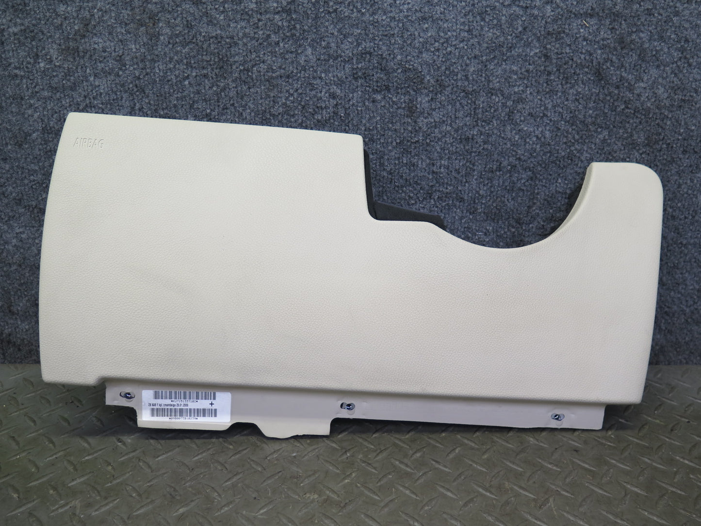 07-13 BMW E93 335i Convert Dash Left Lower Knee Trim Cover Panel Creambeige OEM