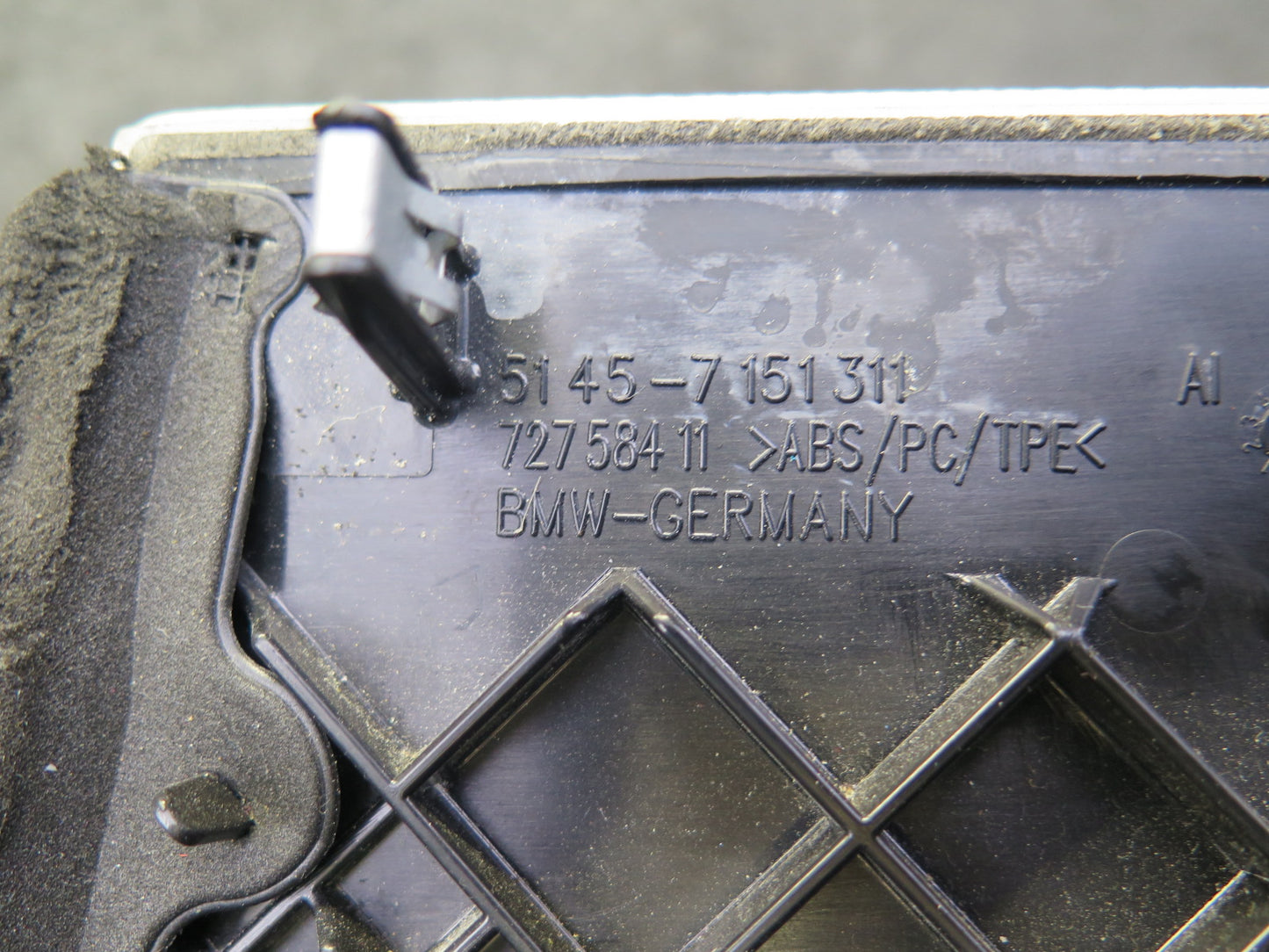 07-13 BMW E93 335i Convert Dash Left Lower Knee Trim Cover Panel Creambeige OEM