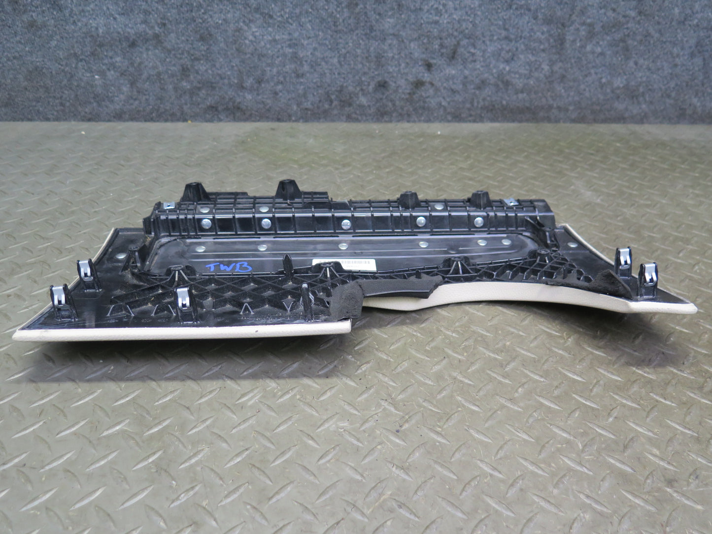 07-13 BMW E93 335i Convert Dash Left Lower Knee Trim Cover Panel Creambeige OEM