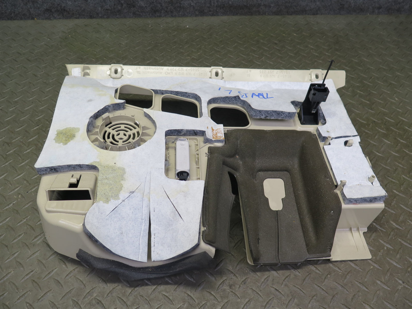 07-13 BMW E92 E93 335i Left Right Under Dash Lower Knee Trim Panel Set Beige OEM