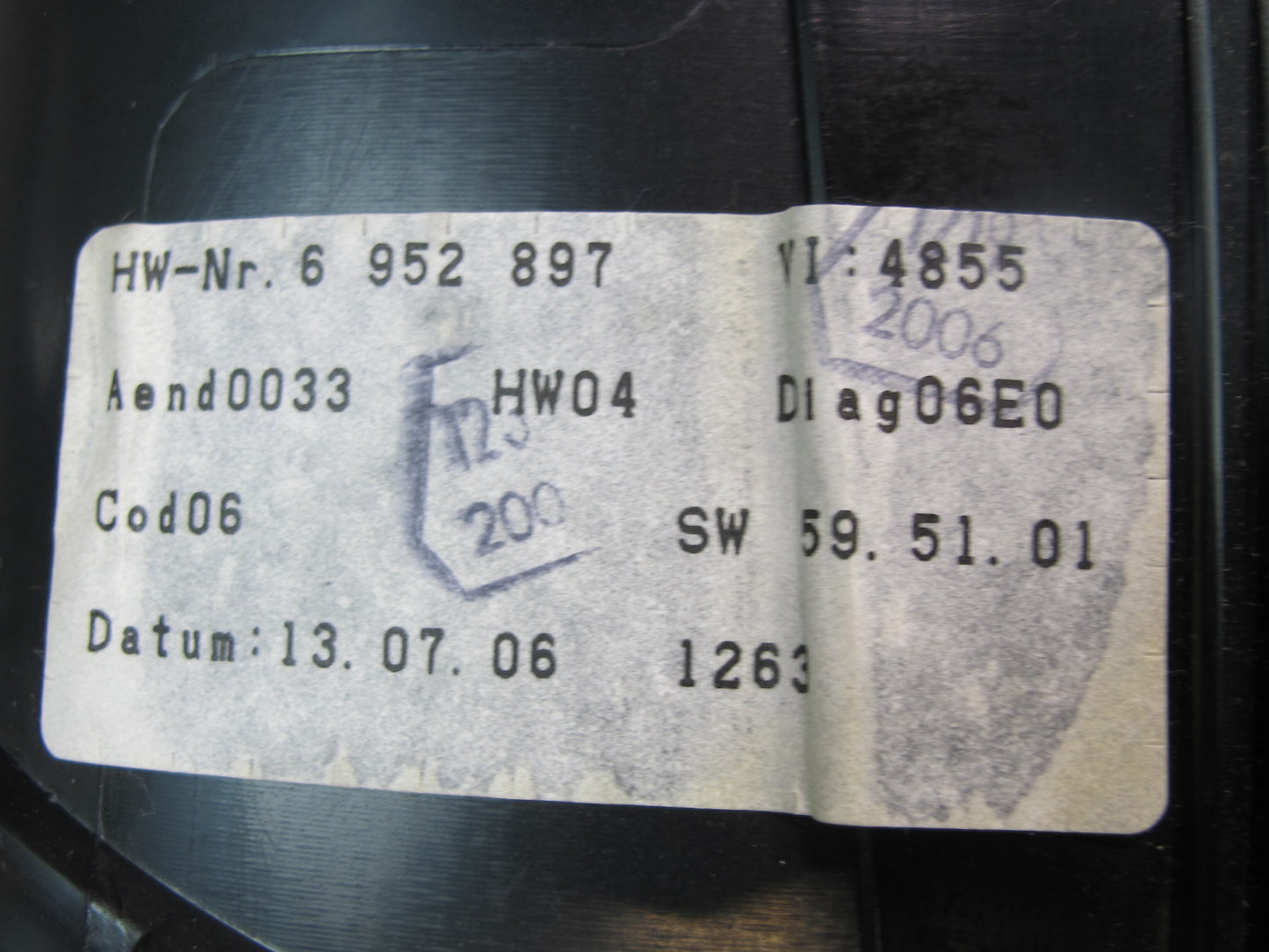 2006-2010 BMW E60 M5 SMG Instrument Cluster Gauge Speedometer 7837868