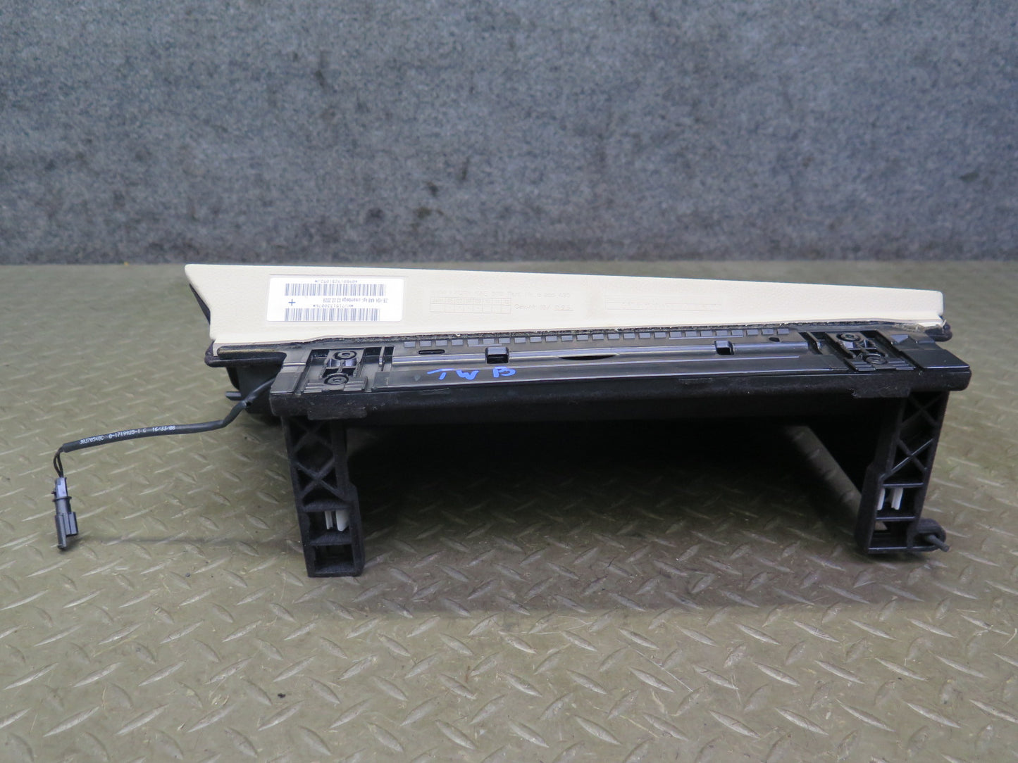 07-13 BMW E93 335i Convertible Dash Glove Box Storage Compartment Creambeige OEM