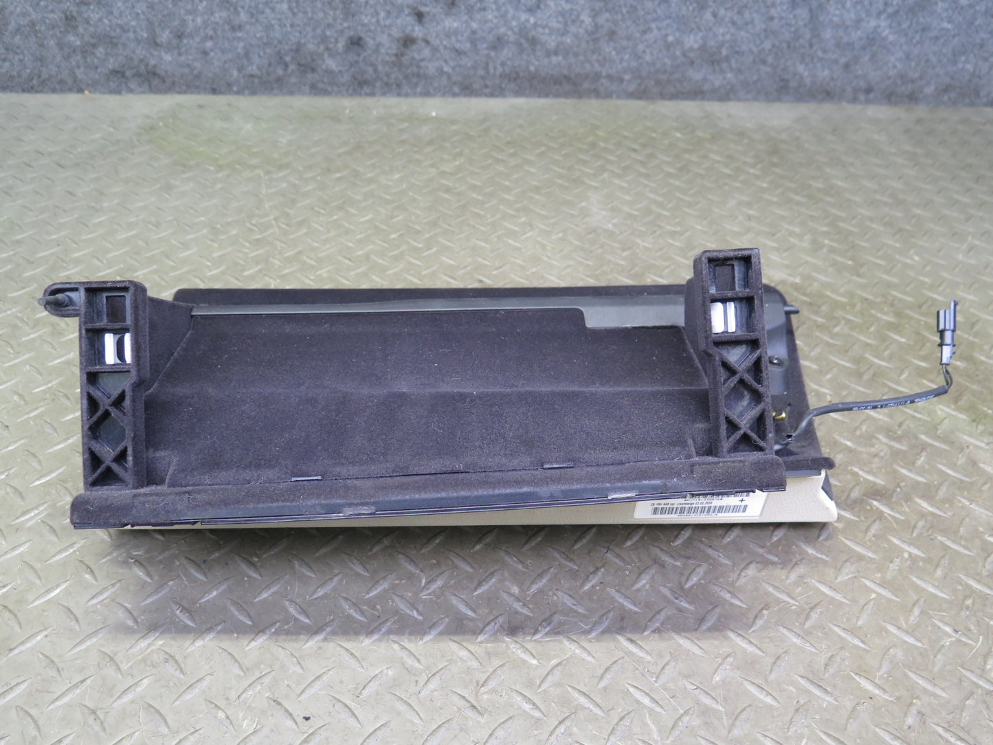 07-13 BMW E93 335i Convertible Dash Glove Box Storage Compartment Creambeige OEM