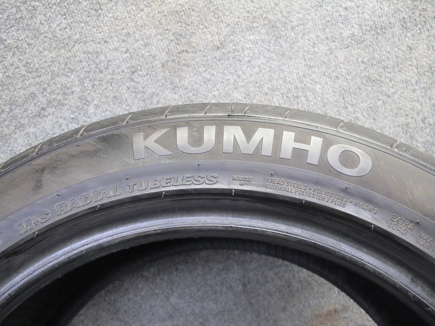 Set of 2 Kumho Ecsta 4X II A/S Tire 225/50 ZR17 98W 0923 4724 8/32 9/32 Tread