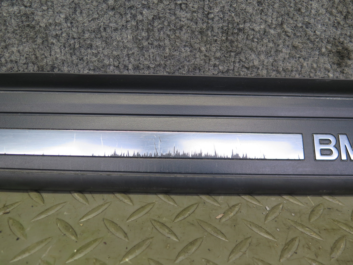 07-13 BMW E92 E93 335i Left & Right Door Scuff Sill Plate Trim Panel Set OEM