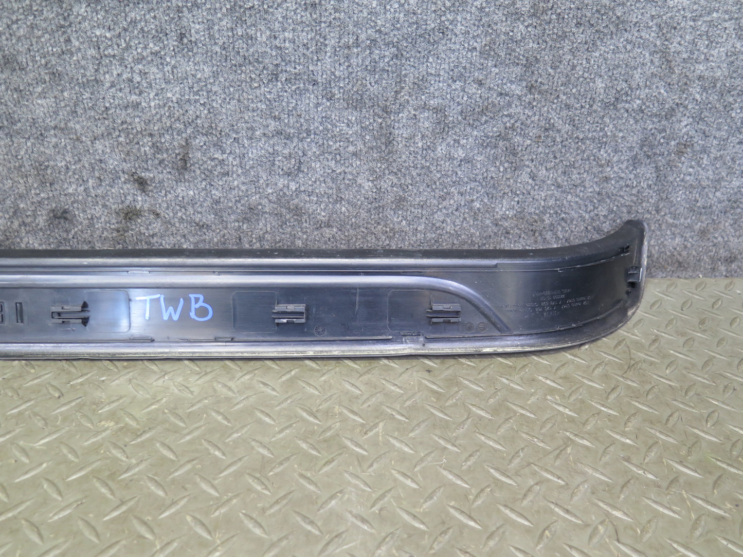 07-13 BMW E92 E93 335i Left & Right Door Scuff Sill Plate Trim Panel Set OEM