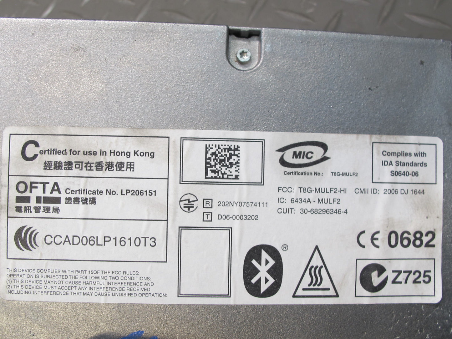 2009 BMW E90 E92 E93 335i Bluetooth Communication Control Module 9200822 OEM