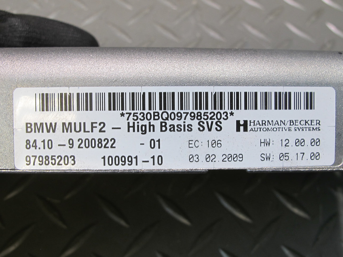 2009 BMW E90 E92 E93 335i Bluetooth Communication Control Module 9200822 OEM