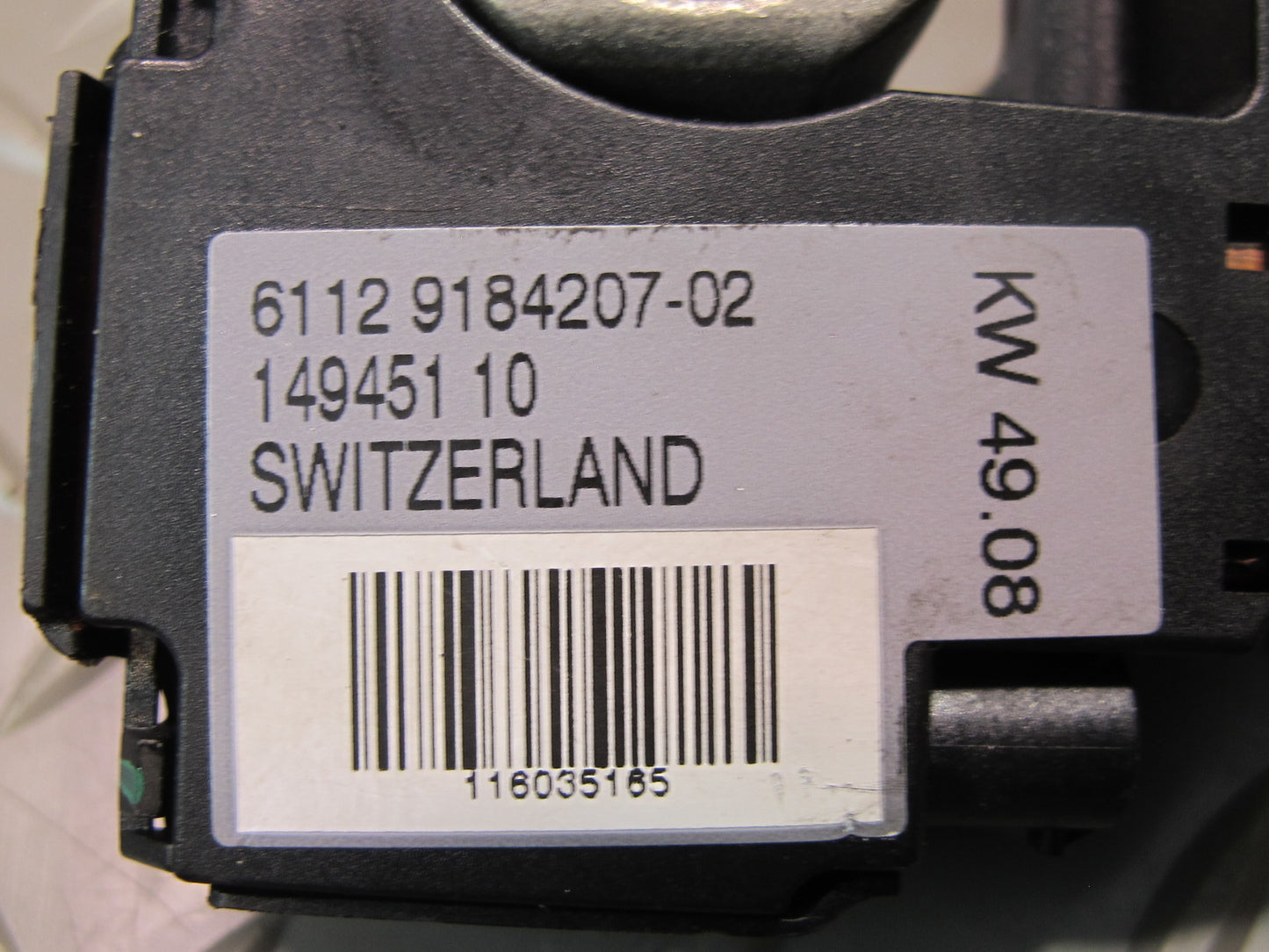 08-10 BMW E90 E92 E93 335i Rear Trunk Negative IBS Battery Cable 9184207 OEM