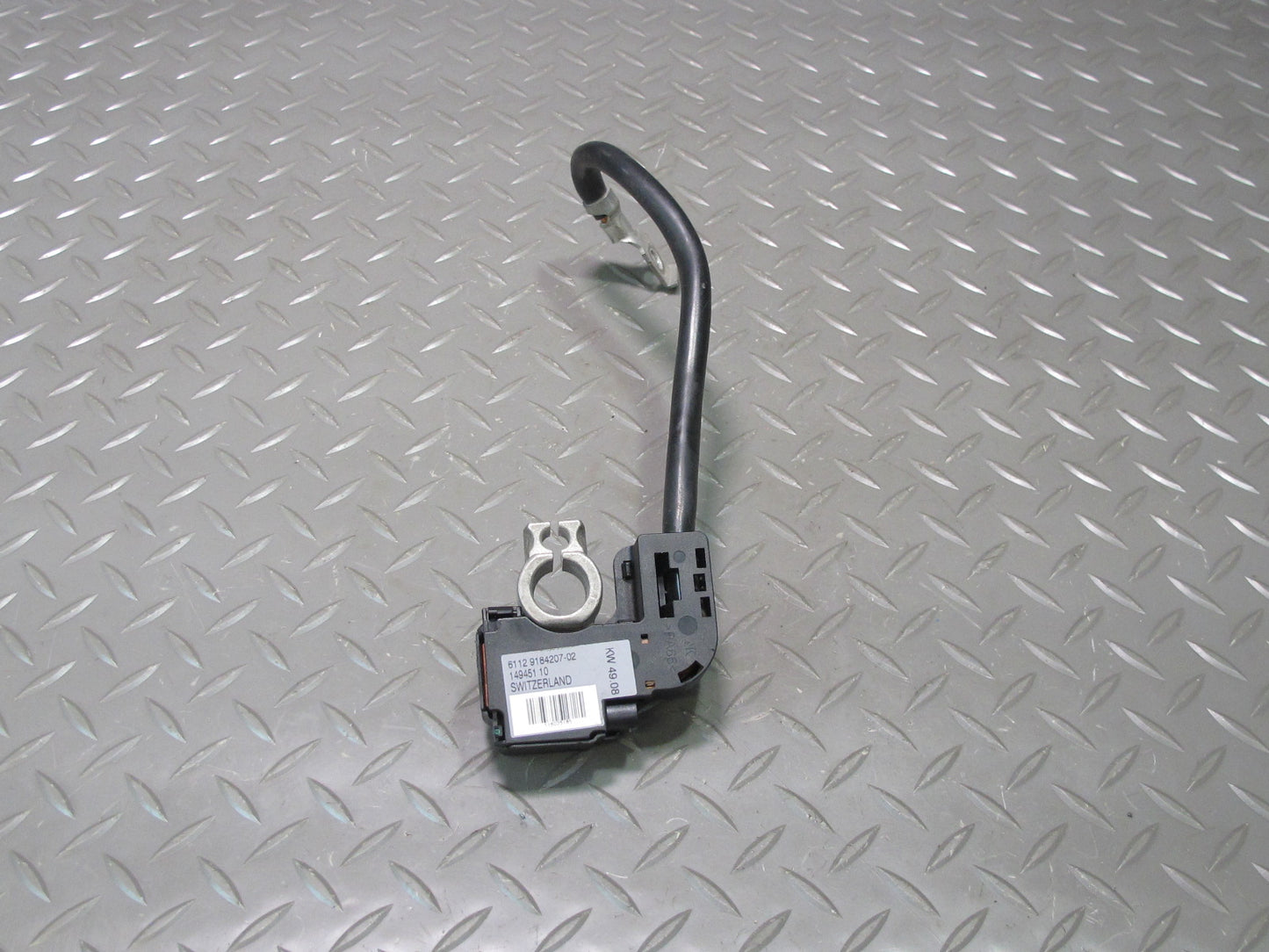 08-10 BMW E90 E92 E93 335i Rear Trunk Negative IBS Battery Cable 9184207 OEM