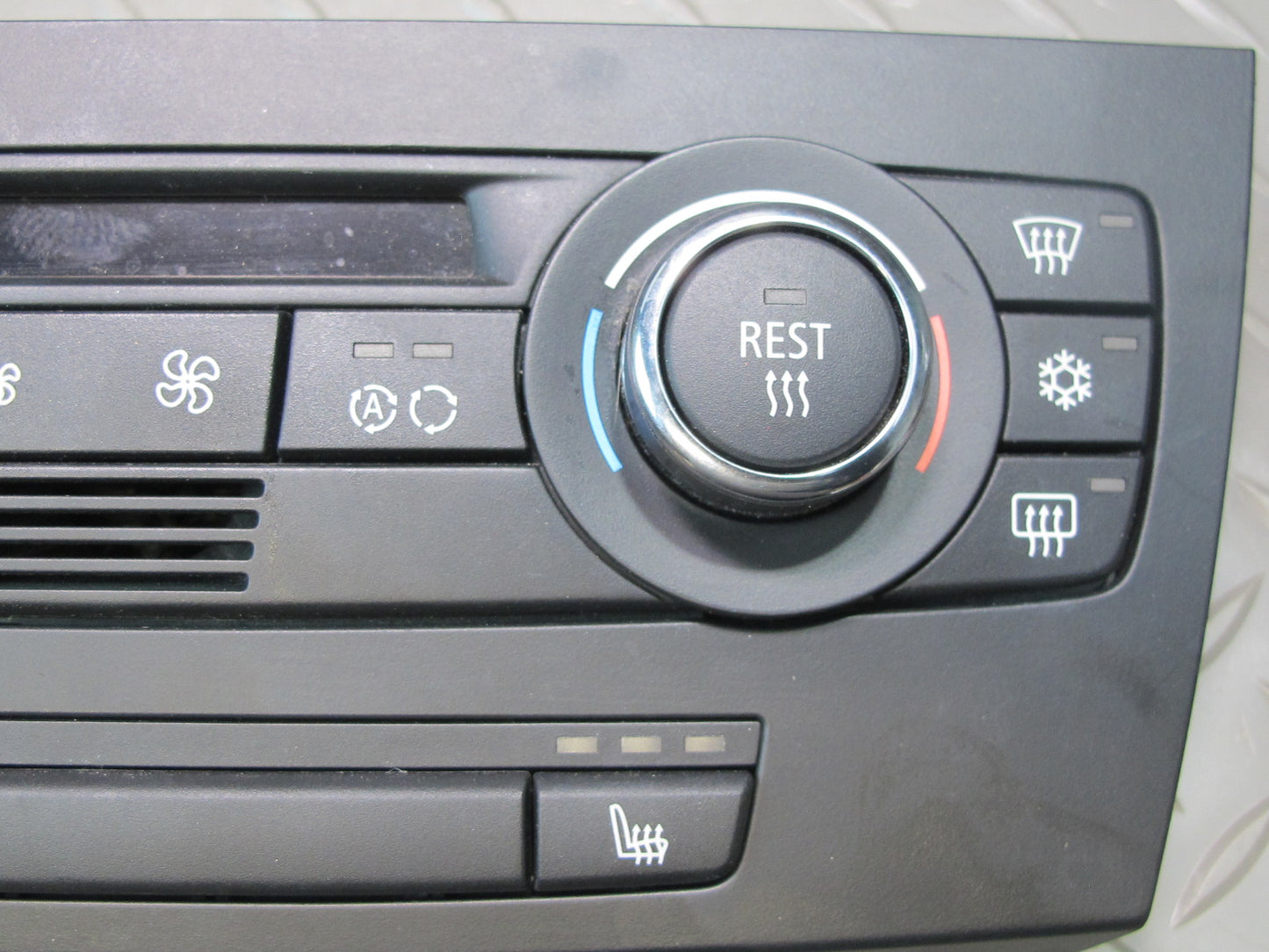 07-13 BMW E92 E93 335i A/C Heater Climate Control & Heated Seat Switch Panel OEM