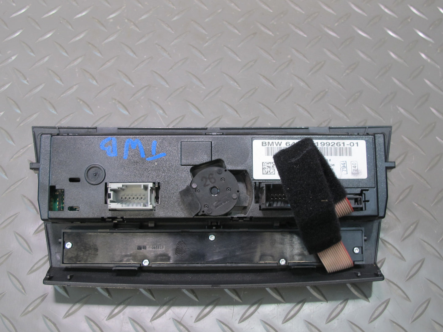 07-13 BMW E92 E93 335i A/C Heater Climate Control & Heated Seat Switch Panel OEM