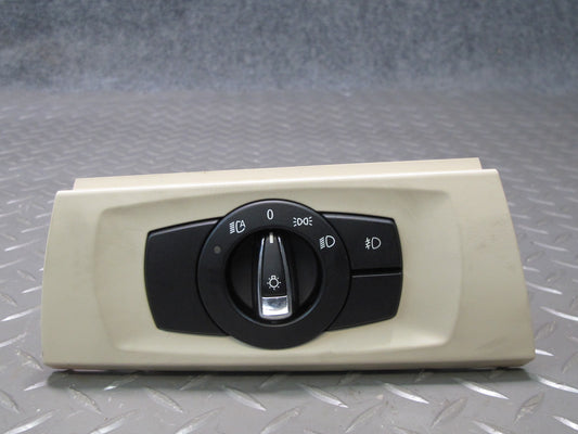 07-13 BMW E92 E93 335i Headlight Fog Light Control Switch w Trim 9169410 OEM