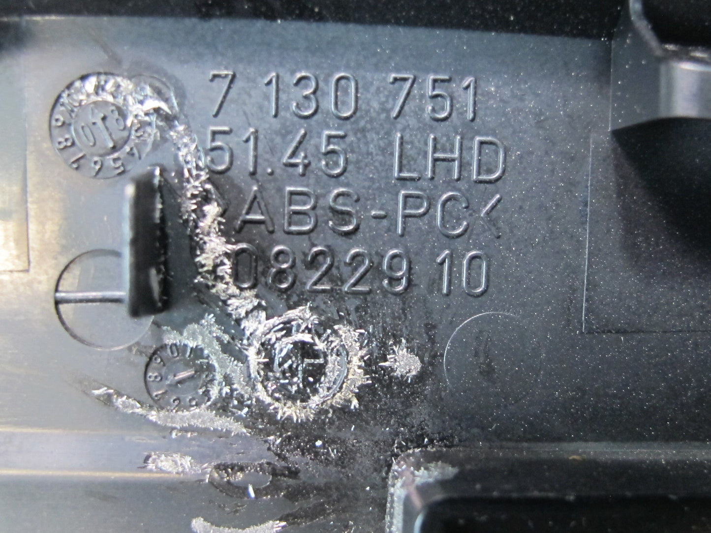 07-13 BMW E90 E92 E93 335i Dash Front Center Grille Trim Cover Panel 7130751 OEM