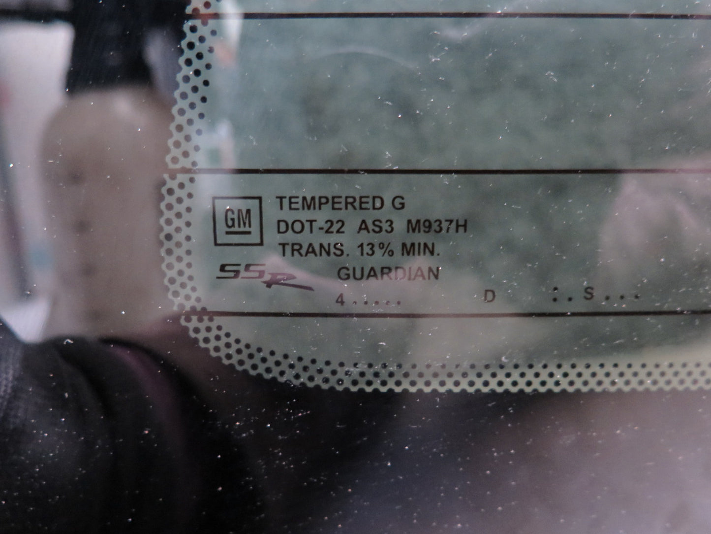 03-06 Chevrolet SSR Rear Heated Windshield Glass Window OEM