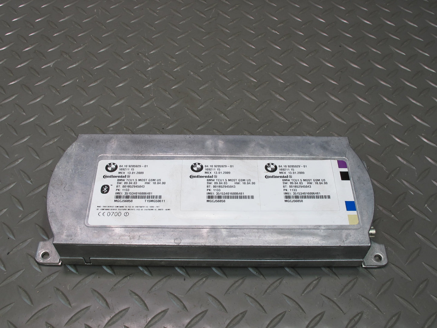 07-10 BMW E90 E92 E93 335i Bluetooth Telematics Bluetooth Control Module OEM