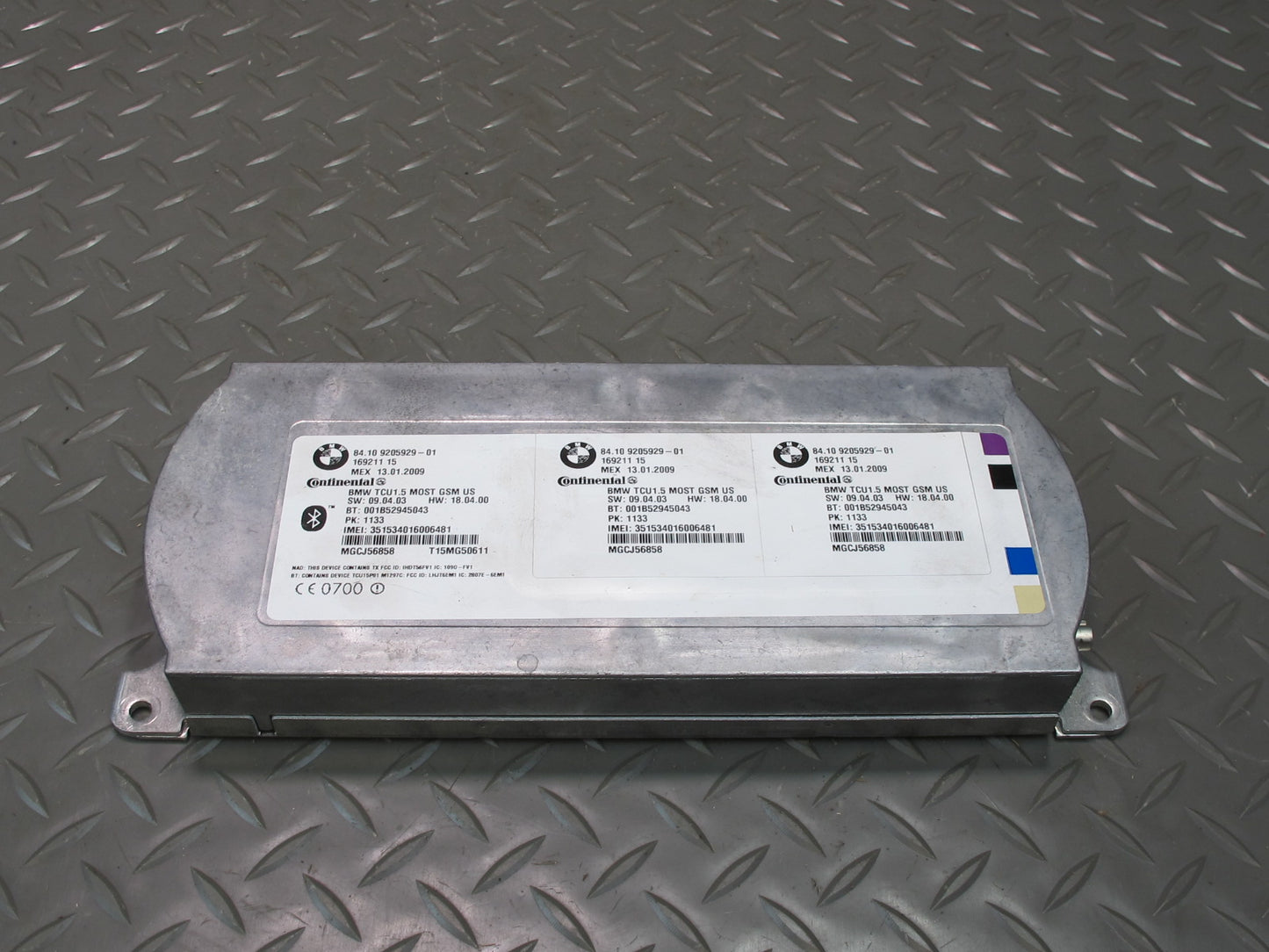 07-10 BMW E90 E92 E93 335i Bluetooth Telematics Bluetooth Control Module OEM