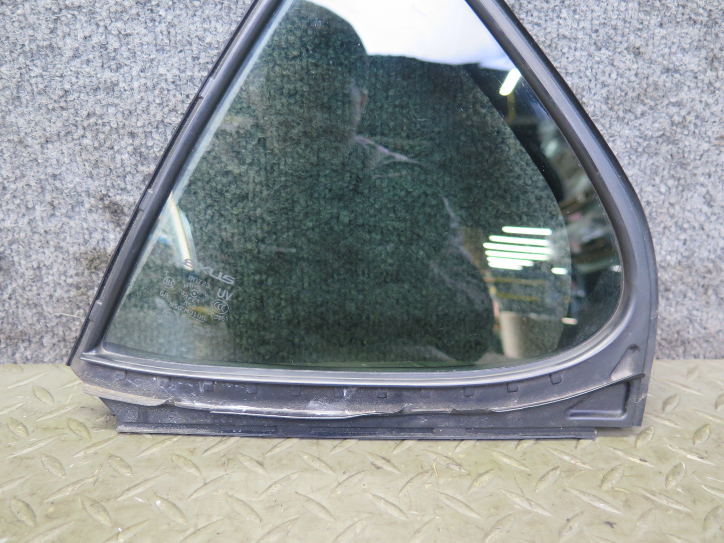 08-14 Lexus IS250 IS350 Is-f Sedan Rear Left Quarter Glass Window OEM
