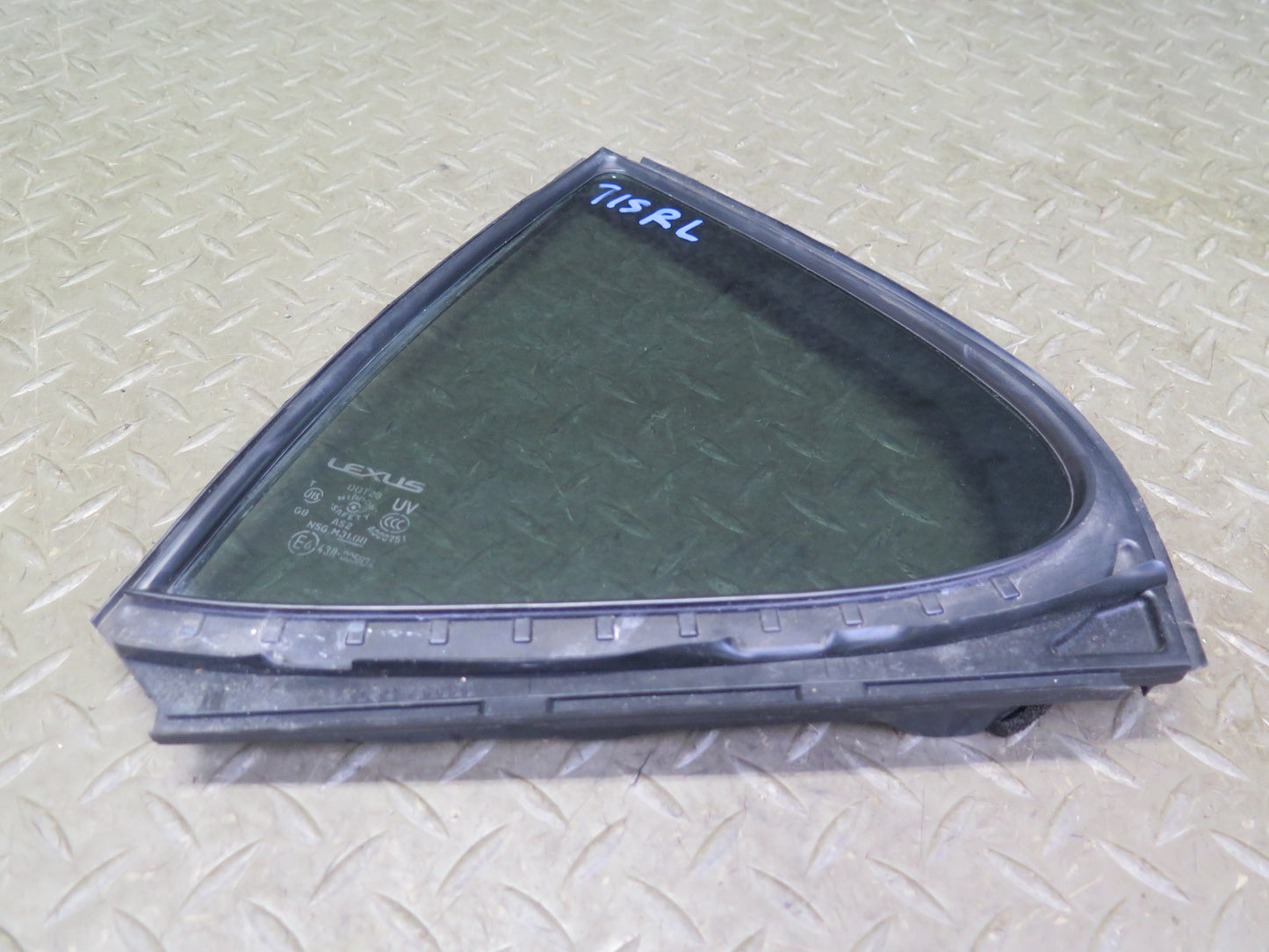 08-14 Lexus IS250 IS350 Is-f Sedan Rear Left Quarter Glass Window OEM