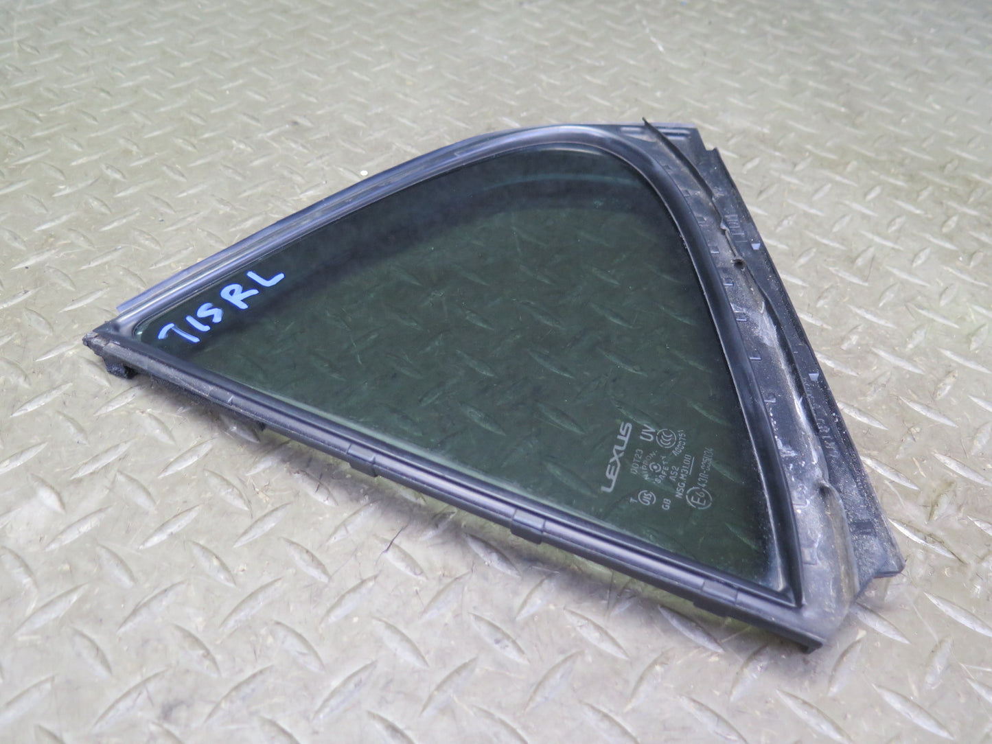 08-14 Lexus IS250 IS350 Is-f Sedan Rear Left Quarter Glass Window OEM