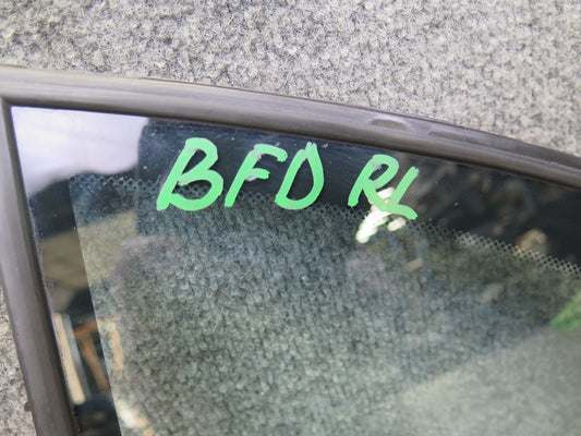 2006-2010 BMW E60 M5 530i Rear Left Door Quarter Fixed Glass Window OEM