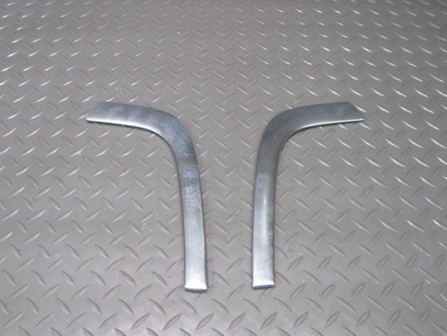 07-13 BMW E93 335i Convertible Set of 2 Rear Roof Chrome Trim Cover Panel OEM
