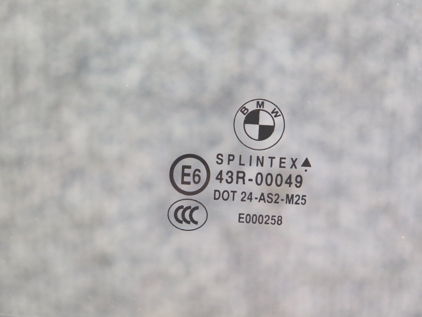 2006-2010 BMW E60 M5 530i Rear Right Door Glass Window OEM