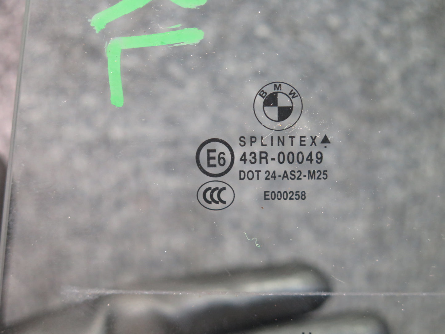 2006-2010 BMW E60 M5 530i Rear Left Door Glass Window OEM